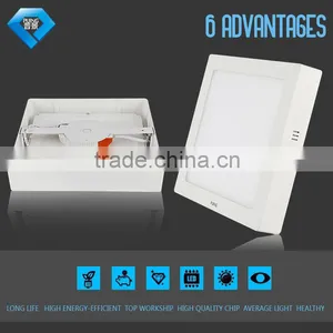 12W White Square Led Panel Ceiling Lamp thumbnail-3