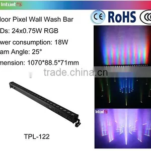 CE&RoHs Certificate Excellent Color Mixing LED Bar 24*0.75W RGB Wall Washer LED Light thumbnail-1