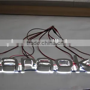 Halo Lighting Backlit LED Advertising Metal Stainless Steel Letter Sign thumbnail-1