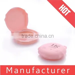Custom Cute Pink Cat Shape Empty Blush Compact Powder Case thumbnail-1
