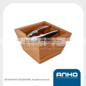 FSC Certificated Bamboo Nut Cracker and Holder thumbnail-1