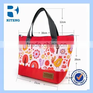 Color Print Portable Thermal Insulation Cooler Bag thumbnail-6