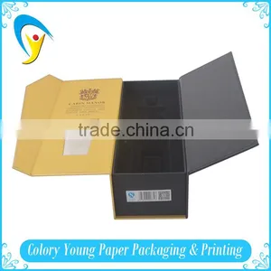 Hot Stamping Printing Cardboard Wine Box thumbnail-2