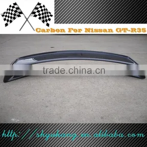 GTR R35 OEM Carbon Fiber Rear Trunk Spoiler thumbnail-1
