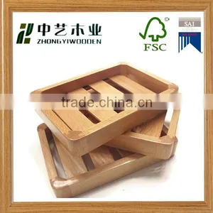 Antique Custom New Natural Wooden Soap Dish Bathroom Soap Holder thumbnail-1