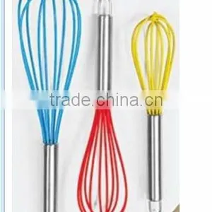 Kitchn Silicone Wire Handle Stainless Steel Whisk thumbnail-2