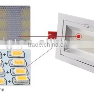 Dimmable Samsung 5630 SMD 28W 38W 48W LED Recessed Ceiling Light for Commercial Indoor Lighting thumbnail-1