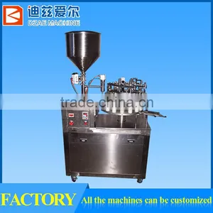 1.1KW Screw Cap Liquid Tube Filling And Sealing Machine thumbnail-1