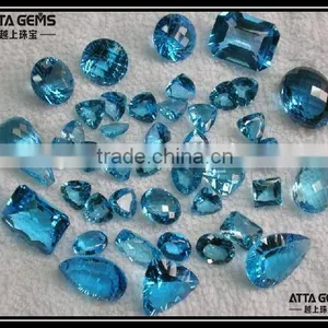 Any Shape Each Cut Blue Sapphire Quartz thumbnail-1