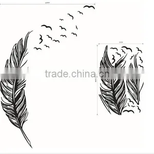 Wall Sticker Vinyl Birds Flying Feather Bedroom Home Decal Mural Art Decor thumbnail-4