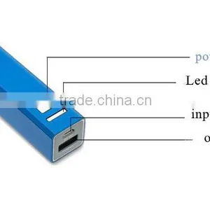 Factory Wholesale Aluminium Alloy Shell Smart 2600mAh Power Bank on Sell thumbnail-3
