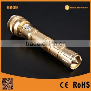 Aluminium Police Led Flashlight With USB Charger thumbnail-1