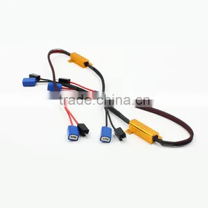 H1/H3 LED Fog Light DRL Driving Light Canbus 50W Load Resistor Wiring Canceller Canbus ERROR FREE Decoders Wirings thumbnail-3