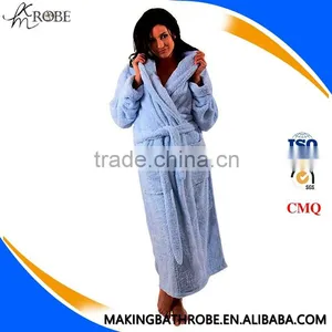 2016 Various Styles Cheap Coral Fleece Bathrobe Made in China thumbnail-5
