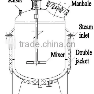 Stainless Steel Liquid Syrup Blender/Mixing Tank for Food Beverage Pharmaceutical thumbnail-3