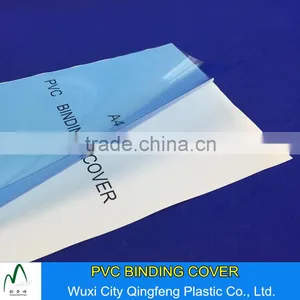 Red Yellow Blue Clear 0.13mm 0.14mm 0.18mm 0.25mm A4 A3 PVC Binding Cover Factory Price Plastic Book Covers thumbnail-3