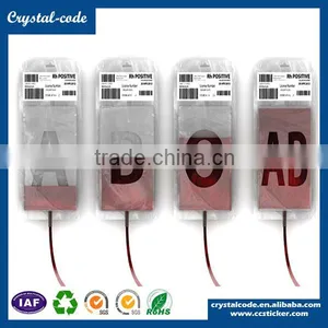 Self Adhesive Blood Bag Label Sticker thumbnail-1
