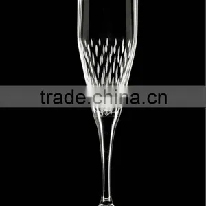 Hand Blown Decorated Champagne Glass,champagne Flute thumbnail-1