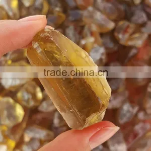 High Quality Natural Rock Clear Citrine Crystal Rough Stones thumbnail-1