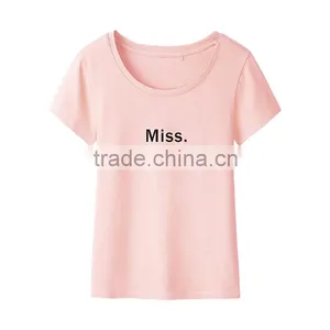Fashion Short Sleeve O-neck Collar Full-size Fancy Printing Bamboo Fiber Women T-shirt thumbnail-2