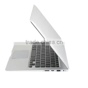 Factory Wholesale 13.3inch Aluminium Alloy Cover Notebook PC Laptop Computer CPU Intel i5 4GB RAM and 128GB Hard Drive Bluetooth thumbnail-1