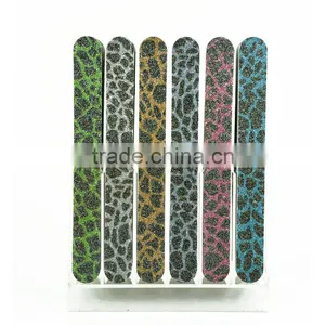 Wholesale Custom Shiny Glitter Beauty Nail File Giraffe Personalized Emery Board One Side Decorative Manicure Tools Factory thumbnail-1