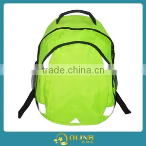 Large Capacity Bag;Fluorescence Green Cool Special Safe Design Reflective Backpack;School Bag High Visibility Backpack thumbnail-1