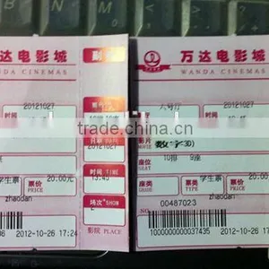 Professional Design Thermal Film Ticket Custom Printed thumbnail-4