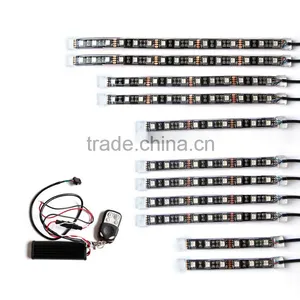 Customized 6-12pc Motorcycle Led Lighting Kit With FCC RF RGB LED Remote Controller, Hot Sale in USA thumbnail-3