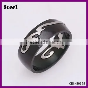 Wholesale Fashion Magic Pattern Stainless Steel Ring Men Fashion Jewelry thumbnail-1
