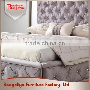 Modern Home Furniture Luxury Furniture King Size Indian Double Bed Designs thumbnail-4