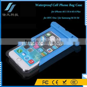 Universal Waterproof Case Bag for IPhone 4S 5 5S 6 6S 6 Plus for HTC One for Samsung S6 S5 S4 thumbnail-4