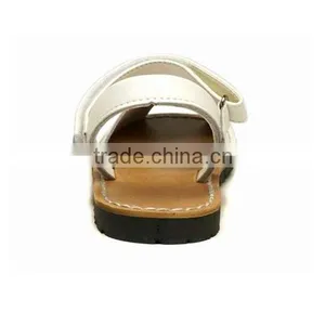2016 Summer Peep Toe Kids White Sandals With Flat Feet thumbnail-4