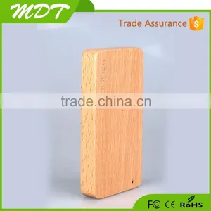 New Design Bamboo Wooden Power Bank /portable Powerbank With Logo thumbnail-1