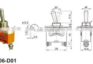 Micro 2 Pin Red 16a Rocker Switch Manufacture 250v T125 R11 3A 250V With CE,ROHS Certificate thumbnail-4