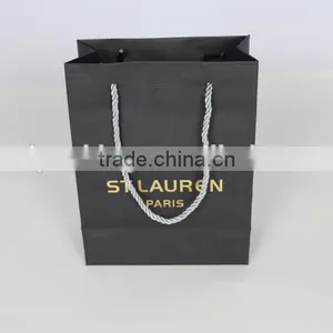 Shopping Fashion Popular Hand Paper Black Bag thumbnail-2