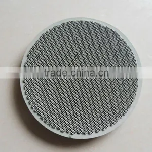 Round Gas Infrared Flameless Honeycomb Ceramic Plate for Cooking, Cordierite Ceramic Red Plate 160mm Dia. thumbnail-3