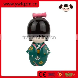 Kokeshi Japanese Wooden Dolls Traditional Japanese Doll thumbnail-1