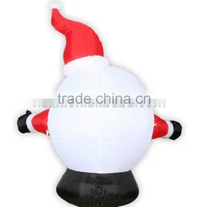 Lovely Inflatable Santa Claus Snow Ball for Christmas Decoration thumbnail-3