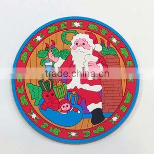 Custom 2D Soft Pvc Rubber Coaster thumbnail-1