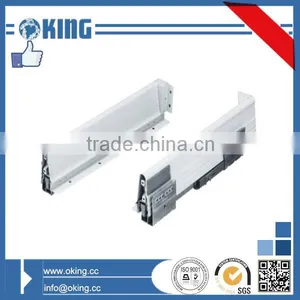 Slide Out Drawers for Kitchen Cabinets Sliding Drawer Case Double Extension Drawer Slide thumbnail-1