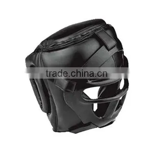 Newest Wholesale Boxing Leather Training Head Guard thumbnail-1
