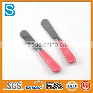Customize Logo and Color Plastic Handle Small Butter Knife 12 cm thumbnail-5