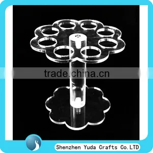 High Transparent Unique Tall Acrylic Table Desk Countertop Cake Display Stand Rack Holder Wholesale With Base thumbnail-1