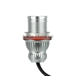 2Pcs Car RGBW LED 20W 7 Colors Angel Eye Halo Ring Marker Light Bulb thumbnail-4