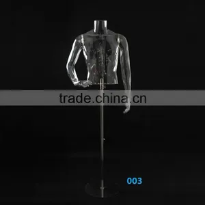 Lower Price Transparent Mannequin for Upper Body thumbnail-1