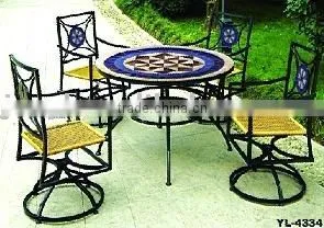 Beauty Firmly Comfortable Garden Mosaic Outdoor Furniture] thumbnail-1