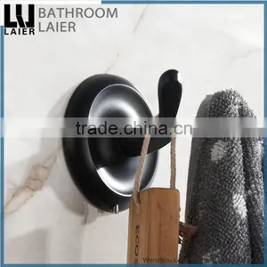 4335 American Style Vintage Black Bathroom Designs Wall Mount Robe Hook thumbnail-3