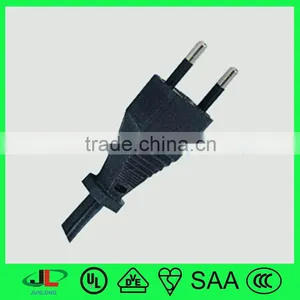 2 Pin IMQ Approved Plug AC Male Extension Cord Plug Standard Power Cable Sizes thumbnail-1
