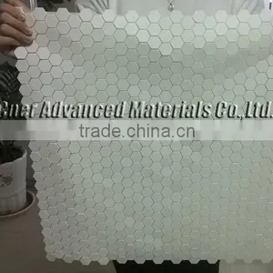 500*500 mm Alumina Ceramic Hexagonal Mat, Alumina Ceramic Liner for Wear Resistant Pipes thumbnail-2